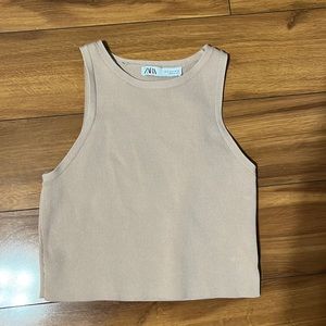 ZARA ribbed tank top US SMALL